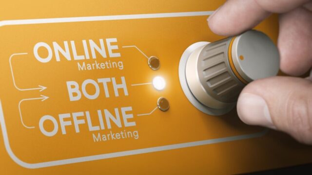 Mix of digital marketing channels diagram