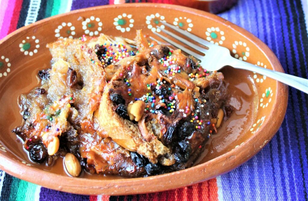 La Capirotada mexican easter recipe