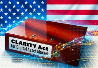 Illustration for the CLARITY Act explainer on US crypto market regulation